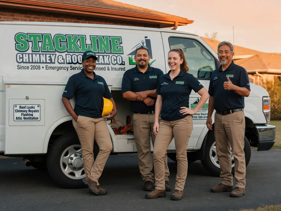 Chimney flashing repair company in Palmer, TX